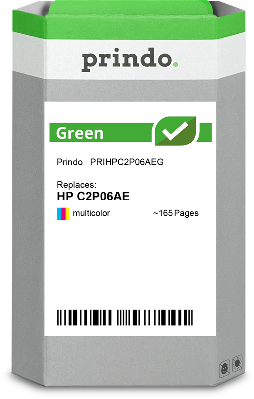 Prindo Green mehrere Farben Druckerpatrone PRIHPC2P06AEG