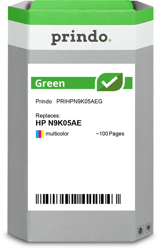 Prindo Green mehrere Farben Druckerpatrone PRIHPN9K05AEG