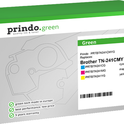 Prindo Green Multipack Cyan / Magenta / Gelb