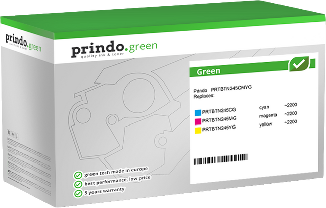 Prindo Green Multipack Cyan / Magenta / Gelb