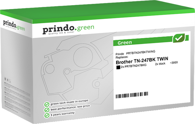 Prindo Green Multipack Schwarz