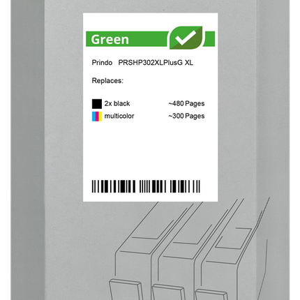 Prindo Green Multipack Schwarz / mehrere Farben