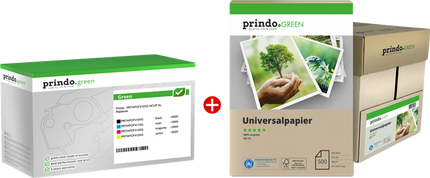 Prindo Green Schwarz / Cyan / Magenta / Gelb Value Pack