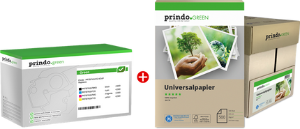 Prindo Green Schwarz / Cyan / Magenta / Gelb Value Pack