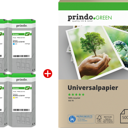 Prindo Green Schwarz / Cyan / Magenta / Gelb Value Pack