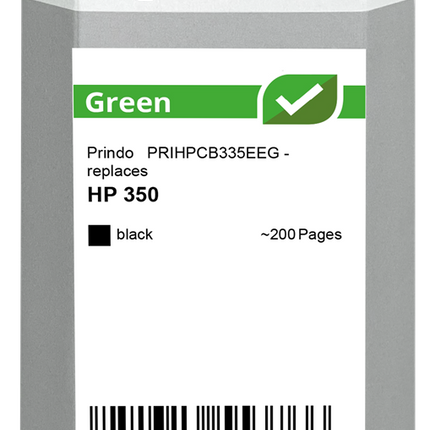 Prindo Green Schwarz Druckerpatrone PRIHPCB335EEG