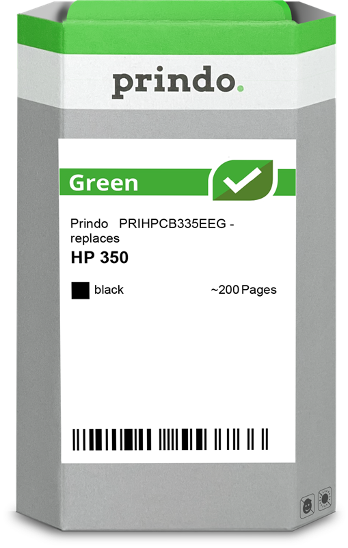 Prindo Green Schwarz Druckerpatrone PRIHPCB335EEG