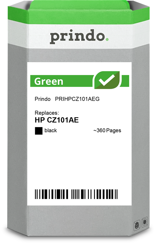 Prindo Green Schwarz Druckerpatrone PRIHPCZ101AEG