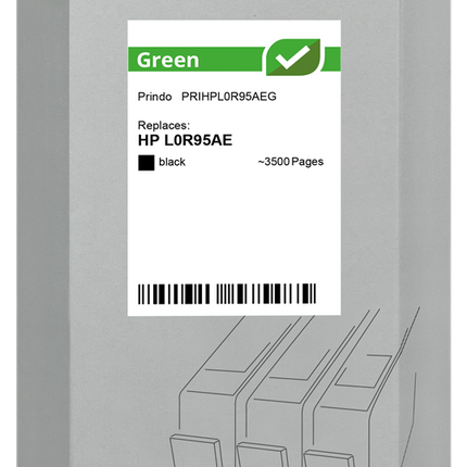 Prindo Green Schwarz Druckerpatrone PRIHPL0R95AEG