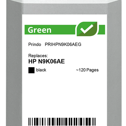Prindo Green Schwarz Druckerpatrone PRIHPN9K06AEG