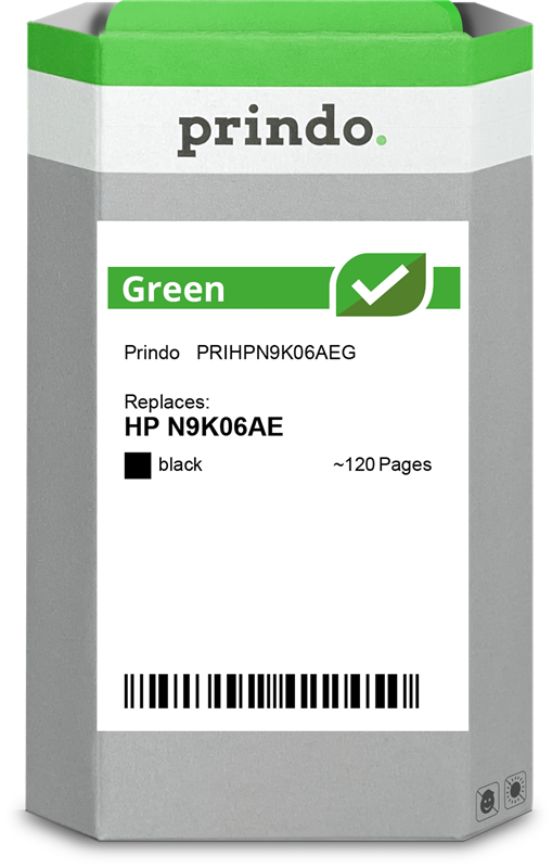 Prindo Green Schwarz Druckerpatrone PRIHPN9K06AEG