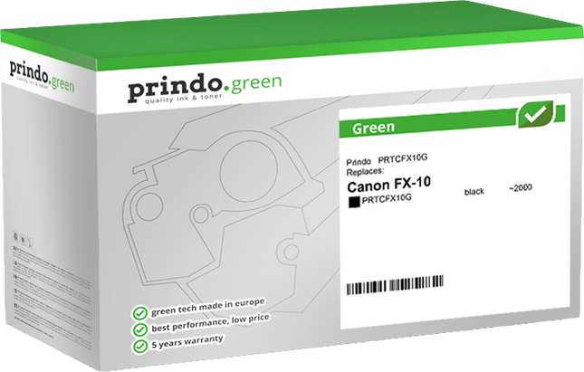 Prindo Green Schwarz Toner PRTCFX10G