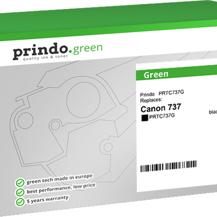 Prindo Green Schwarz Toner PRTC737G