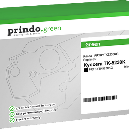 Prindo Green Schwarz Toner PRTKYTK5230KG