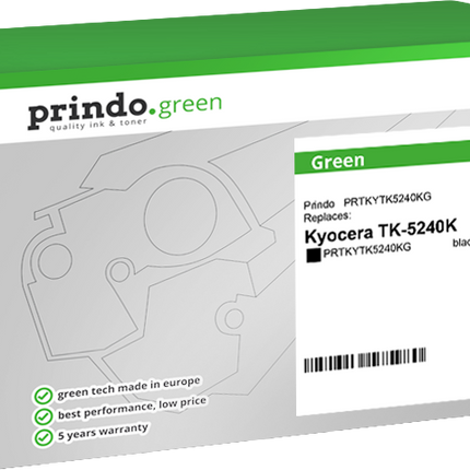 Prindo Green Schwarz Toner PRTKYTK5240KG