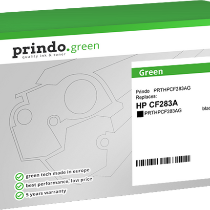 Prindo Green Schwarz Toner PRTHPCF283AG