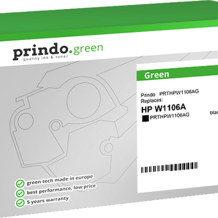 Prindo Green Schwarz Toner PRTHPW1106AG
