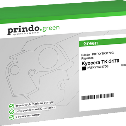 Prindo Green Schwarz Toner PRTKYTK3170G