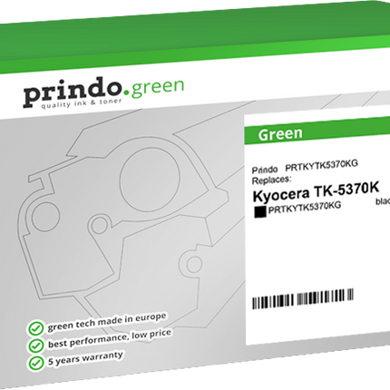 Prindo Green Schwarz Toner