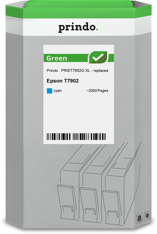 Prindo Green XL Cyan Druckerpatrone PRIET7902G