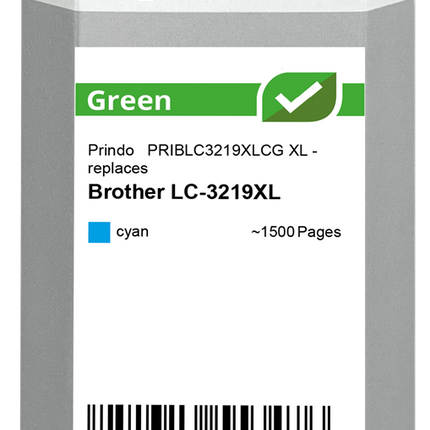 Prindo Green XL Cyan Druckerpatrone PRIBLC3219XLCG