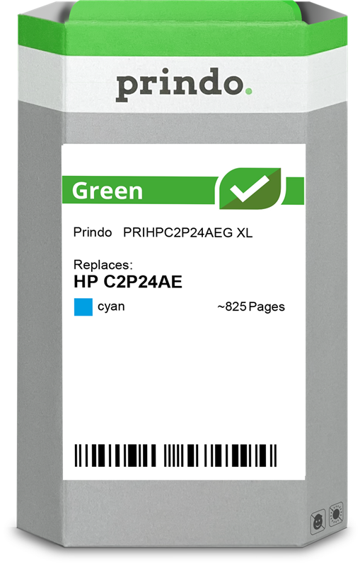 Prindo Green XL Cyan Druckerpatrone PRIHPC2P24AEG