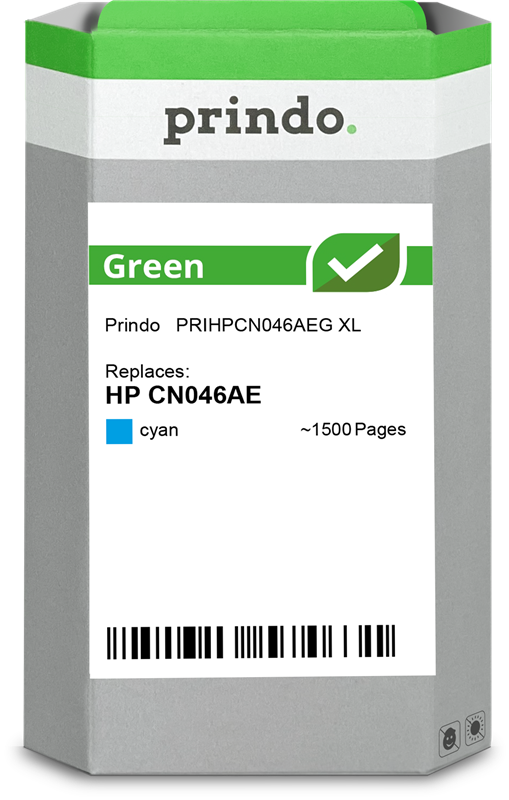 Prindo Green XL Cyan Druckerpatrone PRIHPCN046AEG