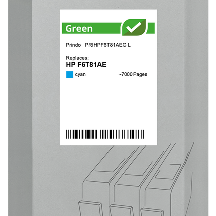 Prindo Green XL Cyan Druckerpatrone