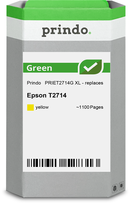 Prindo Green XL Gelb Druckerpatrone PRIET2714G