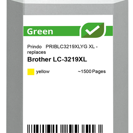 Prindo Green XL Gelb Druckerpatrone PRIBLC3219XLYG