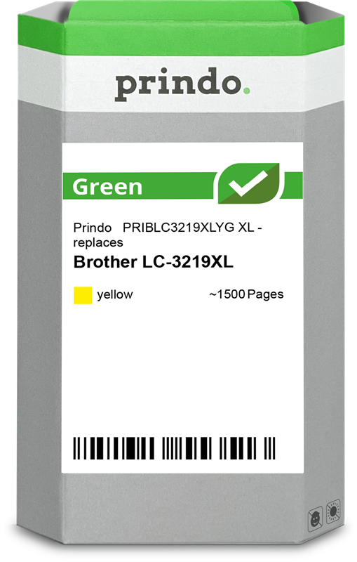 Prindo Green XL Gelb Druckerpatrone PRIBLC3219XLYG