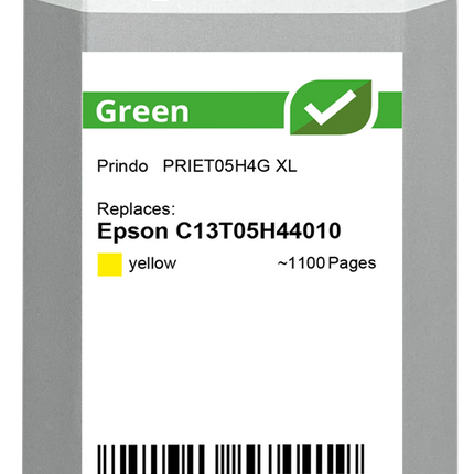 Prindo Green XL Gelb Druckerpatrone PRIET05H4G