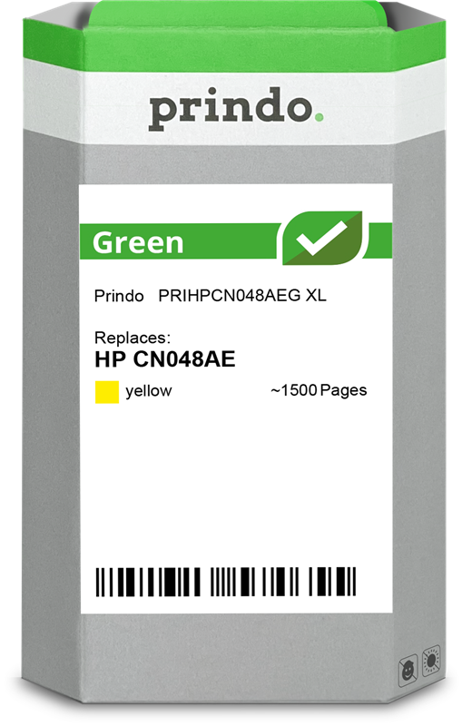 Prindo Green XL Gelb Druckerpatrone PRIHPCN048AEG