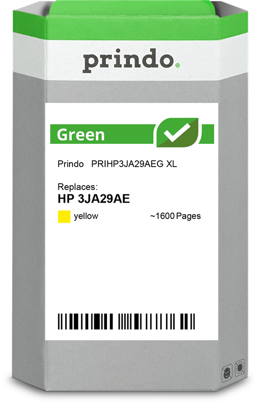 Prindo Green XL Gelb Druckerpatrone PRIHP3JA29AEG