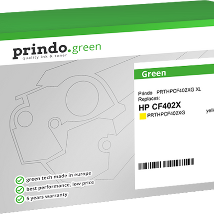 Prindo Green XL Gelb Toner PRTHPCF402XG