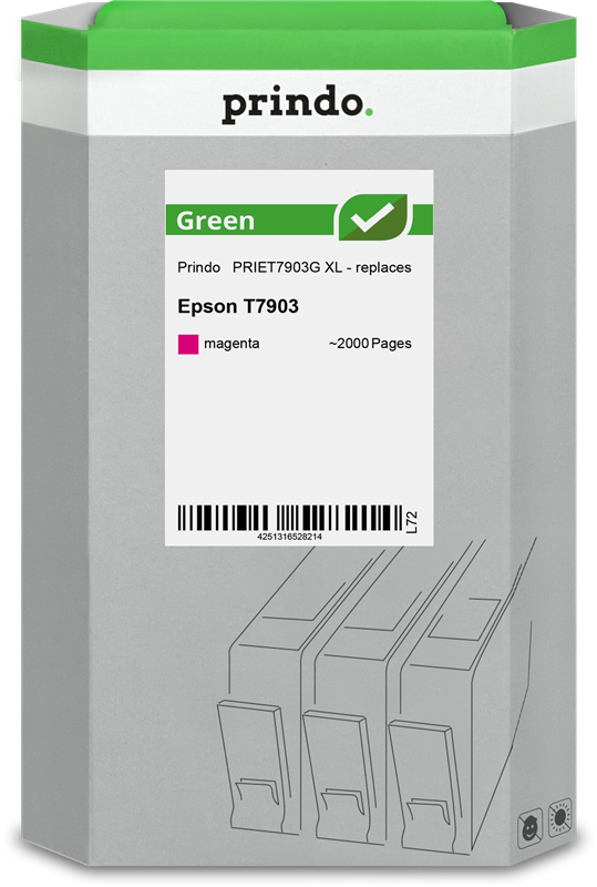 Prindo Green XL Magenta Druckerpatrone PRIET7903G