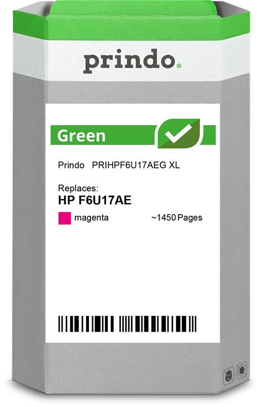 Prindo Green XL Magenta Druckerpatrone PRIHPF6U17AEG