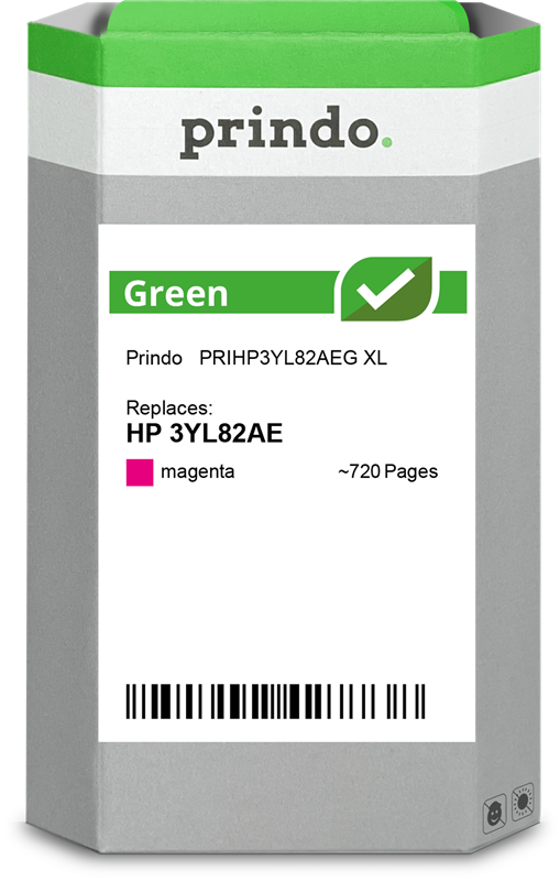 Prindo Green XL Magenta Druckerpatrone PRIHP3YL82AEG