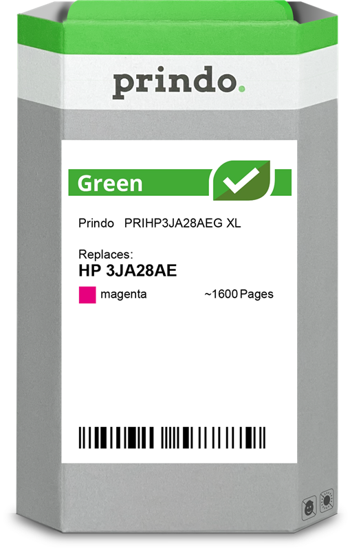 Prindo Green XL Magenta Druckerpatrone PRIHP3JA28AEG