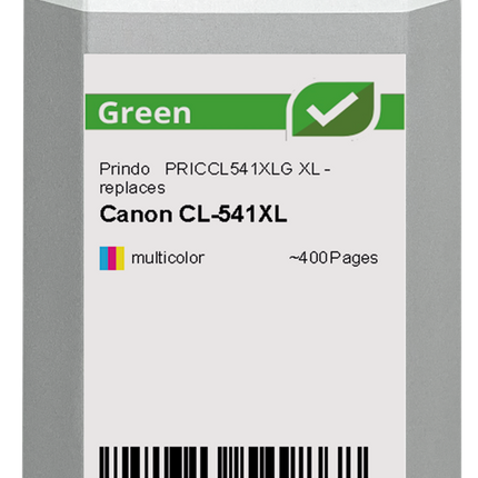 Prindo Green XL mehrere Farben Druckerpatrone PRICCL541XLG