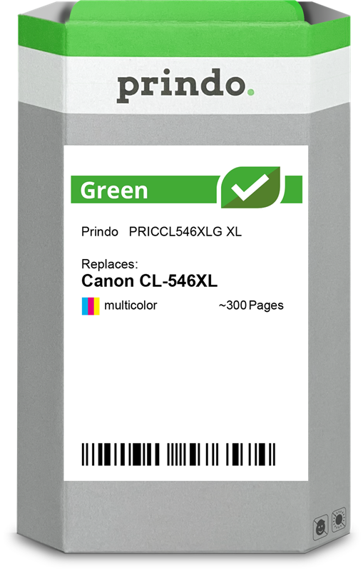 Prindo Green XL mehrere Farben Druckerpatrone PRICCL546XLG