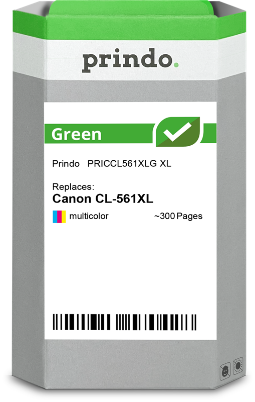 Prindo Green XL mehrere Farben Druckerpatrone PRICCL561XLG
