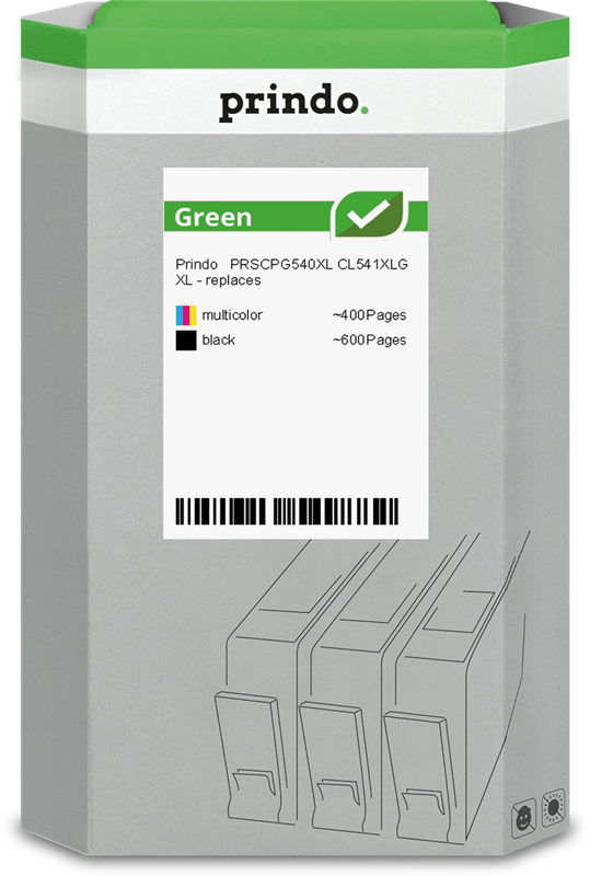 Prindo Green XL Multipack Schwarz / mehrere Farben