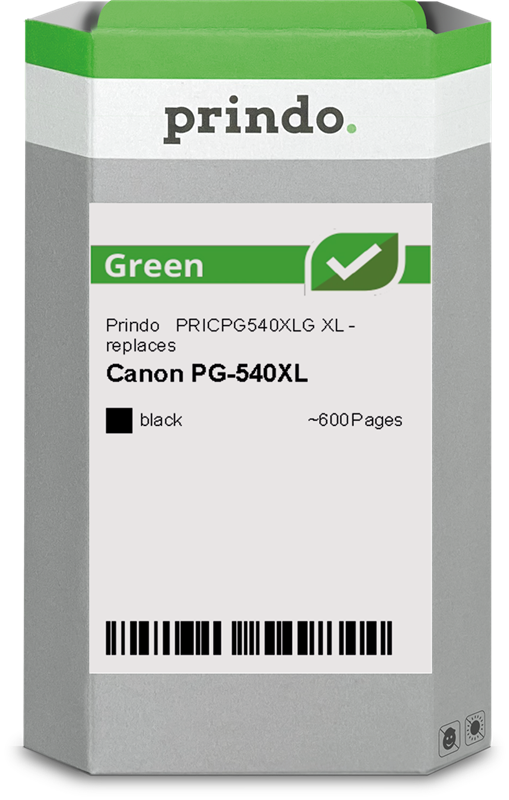 Prindo Green XL Schwarz Druckerpatrone PRICPG540XLG