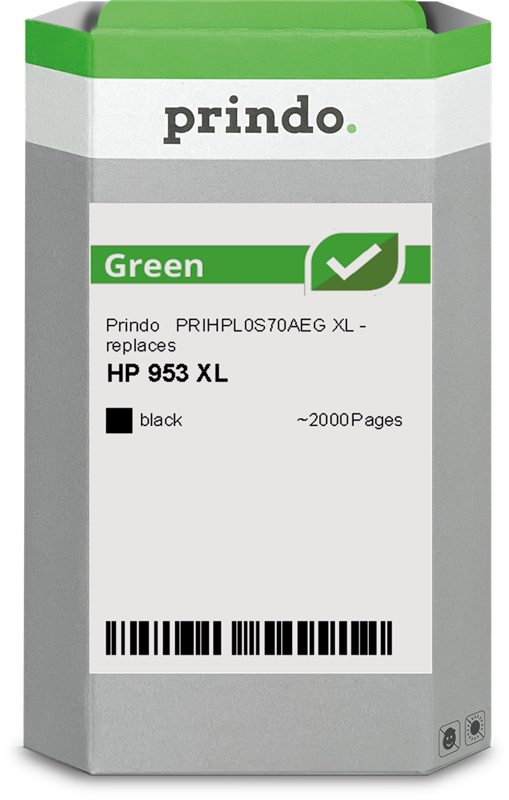 Prindo Green XL Schwarz Druckerpatrone PRIHPL0S70AEG