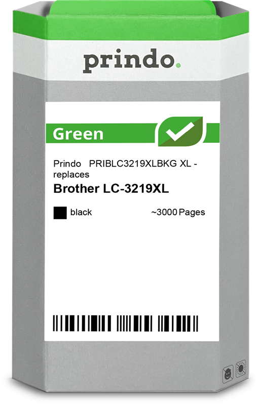 Prindo Green XL Schwarz Druckerpatrone PRIBLC3219XLBKG