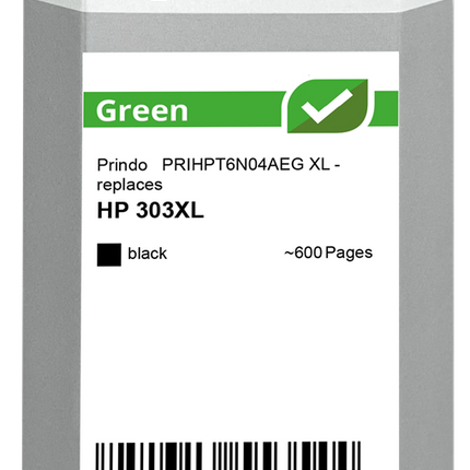 Prindo Green XL Schwarz Druckerpatrone PRIHPT6N04AEG