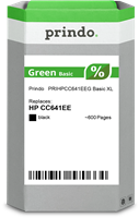 Prindo Green XL Schwarz Druckerpatrone PRIHPCC641EEG