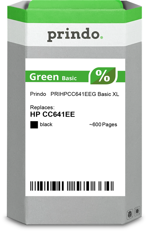 Prindo Green XL Schwarz Druckerpatrone PRIHPCC641EEG
