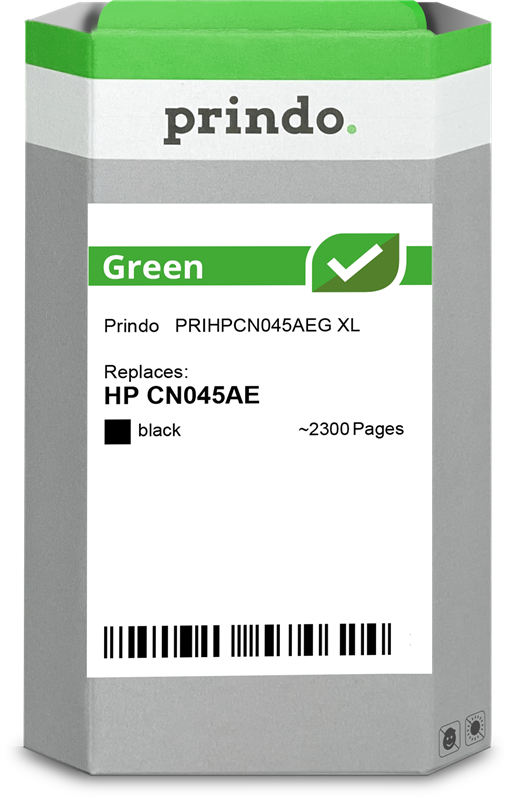 Prindo Green XL Schwarz Druckerpatrone PRIHPCN045AEG